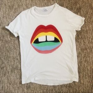 Lauren Moshi Rainbow Gap Mouth Vintage Size XS
